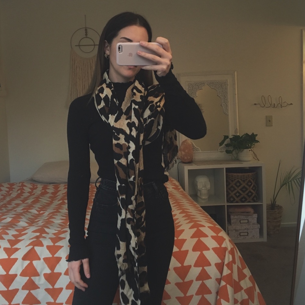 Leopard Print Scarf
